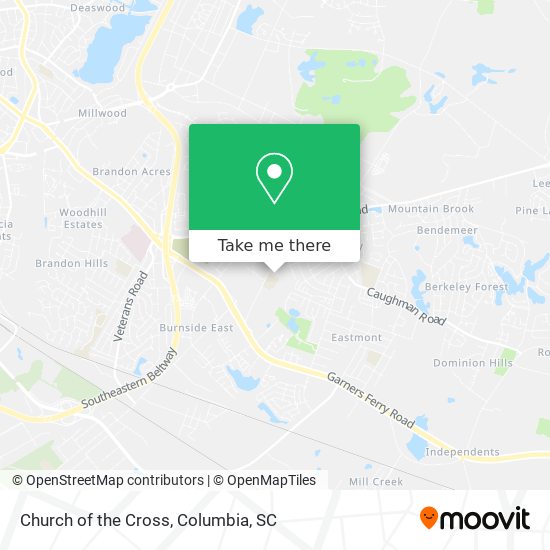 Church of the Cross map