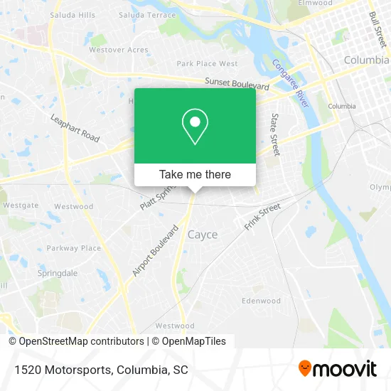 1520 Motorsports map