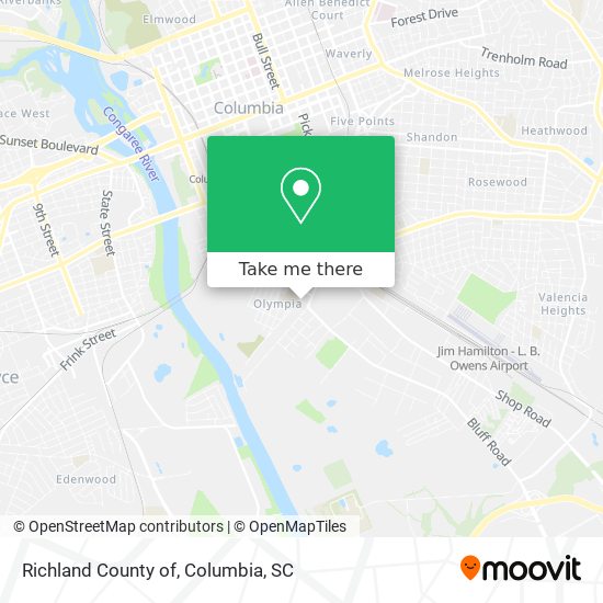 Mapa de Richland County of