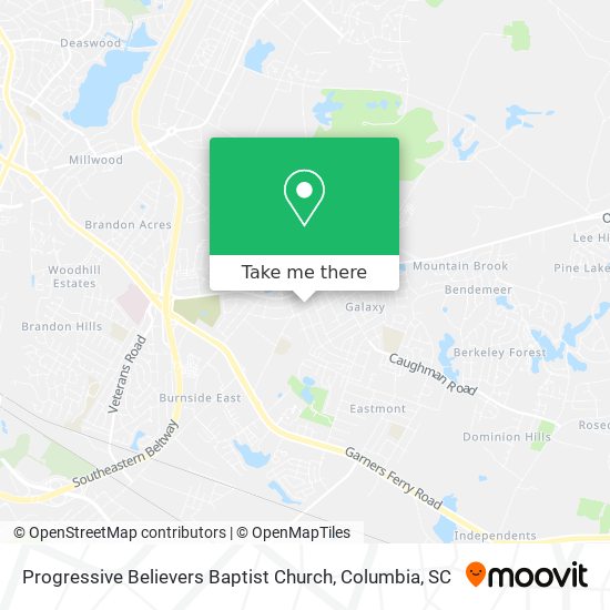 Progressive Believers Baptist Church map