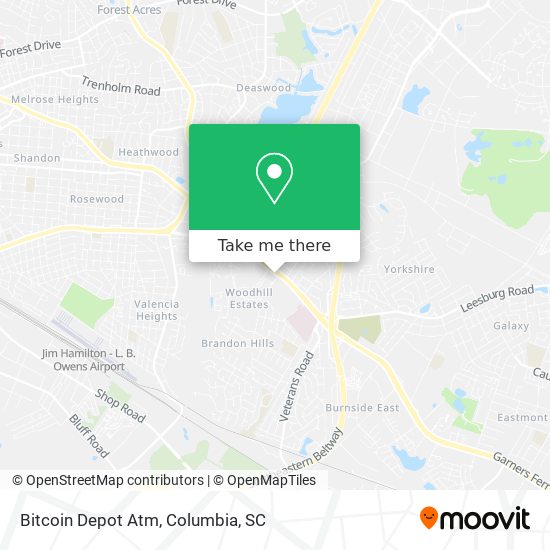 Bitcoin Depot Atm map