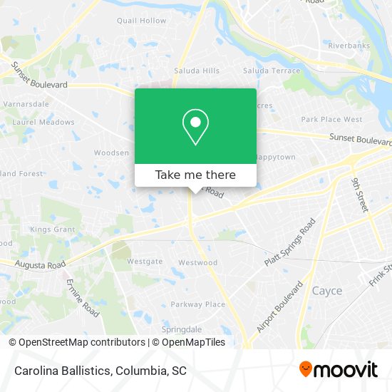 Mapa de Carolina Ballistics