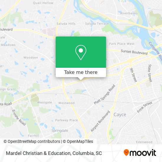 Mardel Christian & Education map