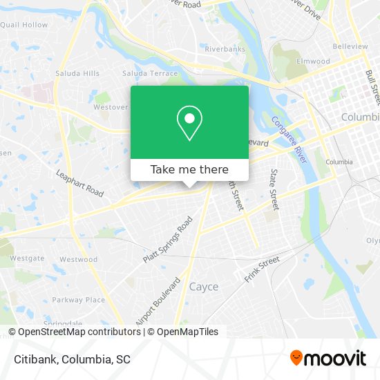 Mapa de Citibank