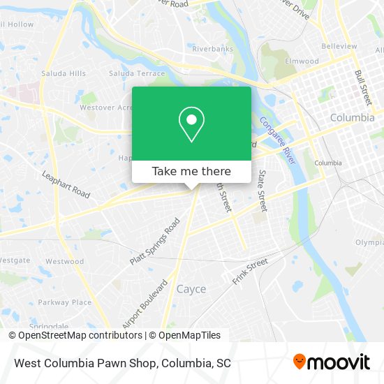 Mapa de West Columbia Pawn Shop
