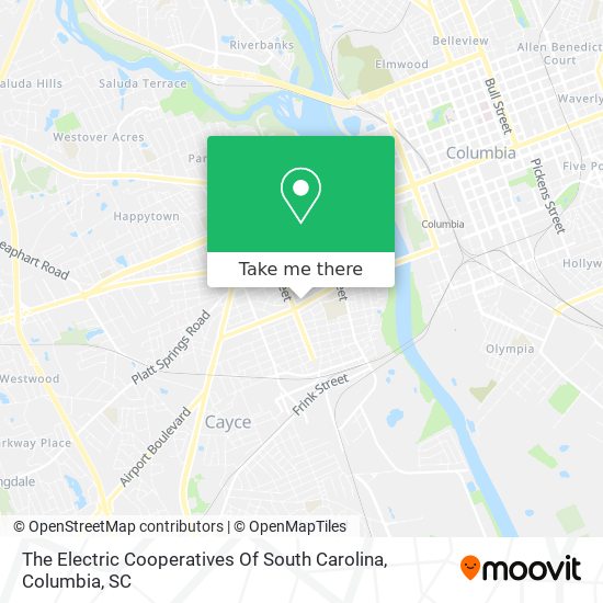The Electric Cooperatives Of South Carolina map