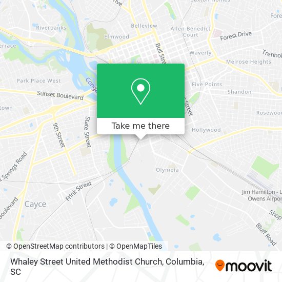 Mapa de Whaley Street United Methodist Church