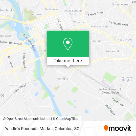 Mapa de Yandle's Roadside Market