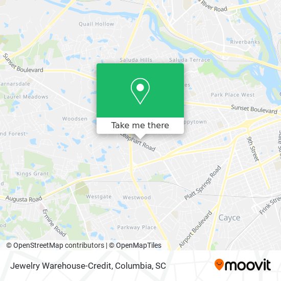 Mapa de Jewelry Warehouse-Credit