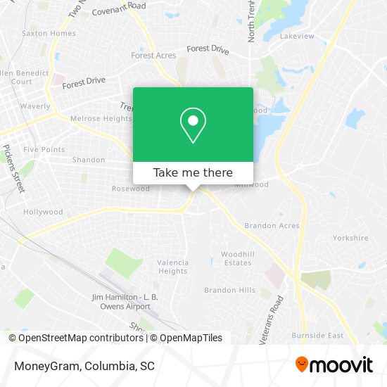 MoneyGram map