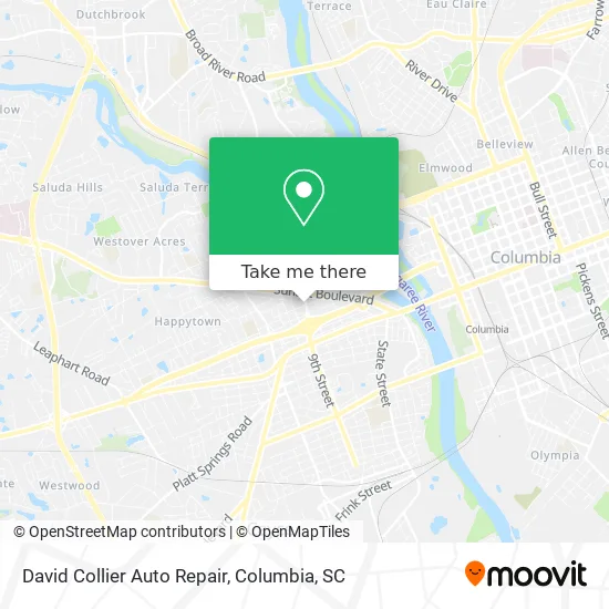 David Collier Auto Repair map