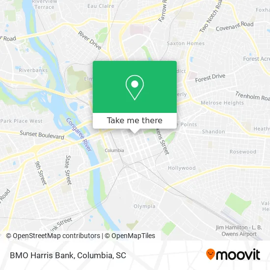 Mapa de BMO Harris Bank