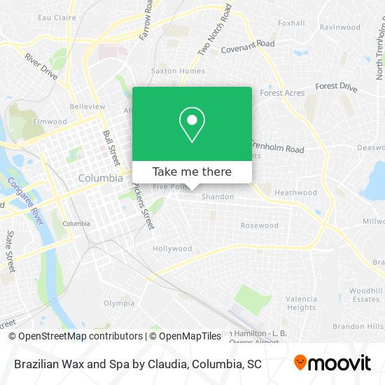 Brazilian Wax and Spa by Claudia map