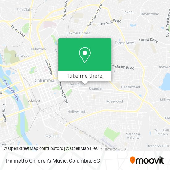 Mapa de Palmetto Children's Music