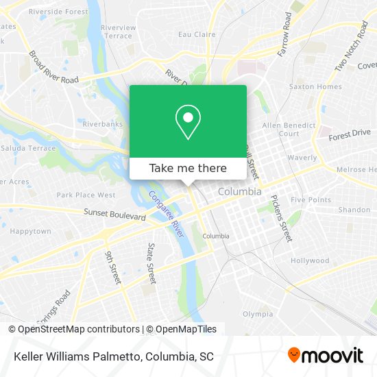 Keller Williams Palmetto map