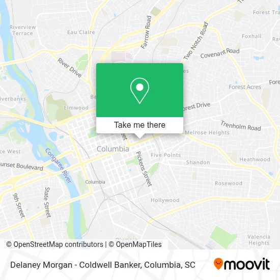 Delaney Morgan - Coldwell Banker map