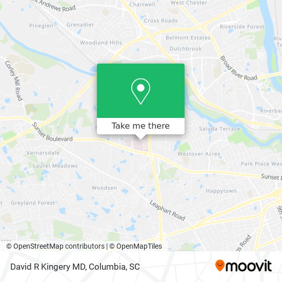 David R Kingery MD map