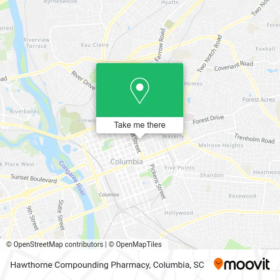 Hawthorne Compounding Pharmacy map