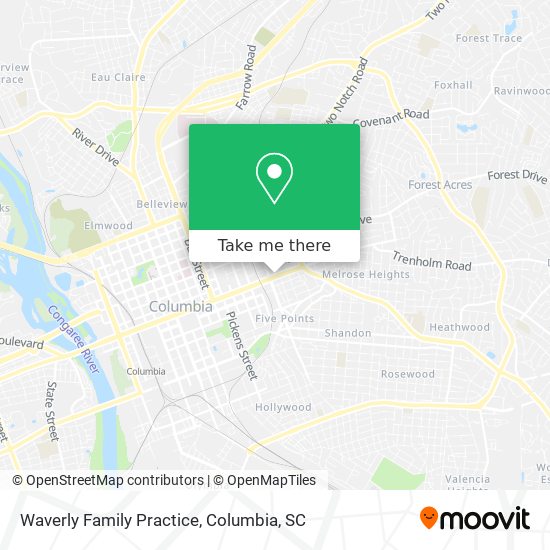 Waverly Family Practice map