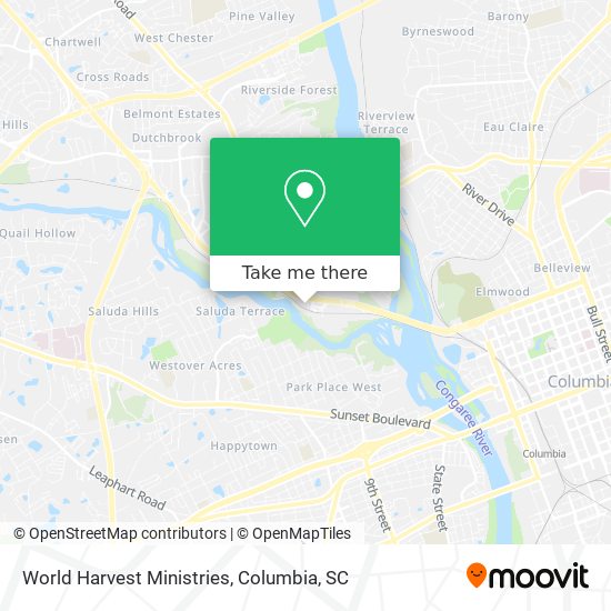 World Harvest Ministries map
