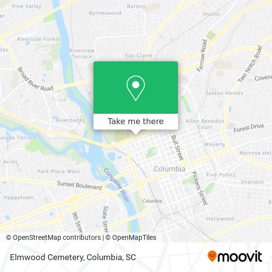 Mapa de Elmwood Cemetery