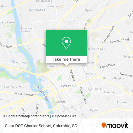 Mapa de Clear DOT Charter School