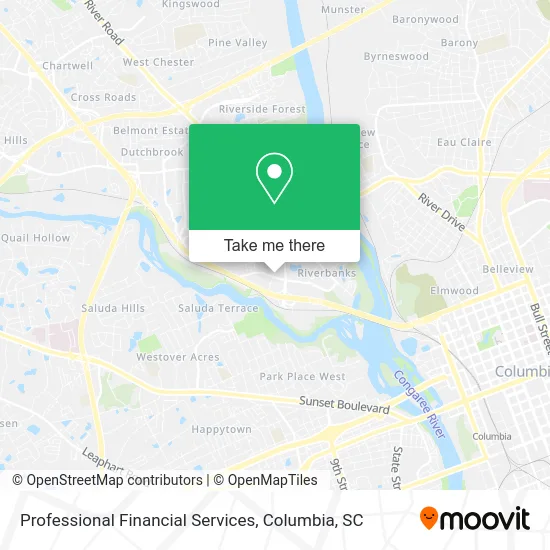 Professional Financial Services map