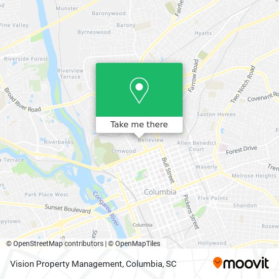 Vision Property Management map