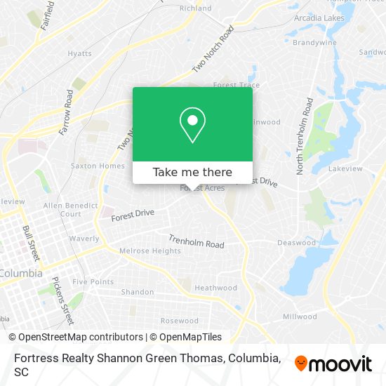 Fortress Realty Shannon Green Thomas map