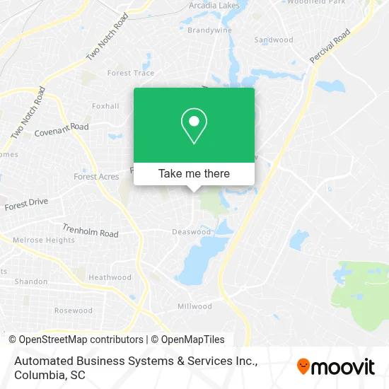 Automated Business Systems & Services Inc. map