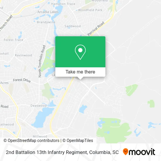 2nd Battalion 13th Infantry Regiment map