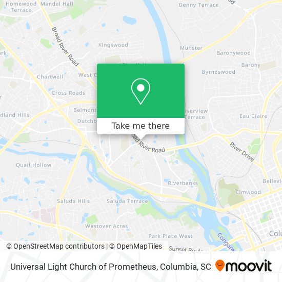 Universal Light Church of Prometheus map