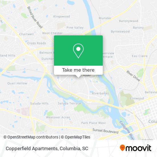 Copperfield Apartments map