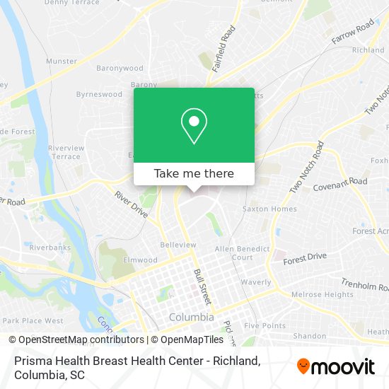 Prisma Health Breast Health Center - Richland map