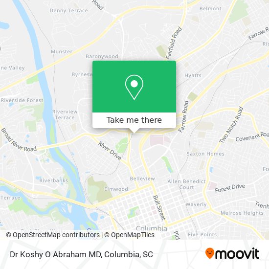 Dr Koshy O Abraham MD map