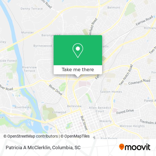 Patricia A McClerklin map