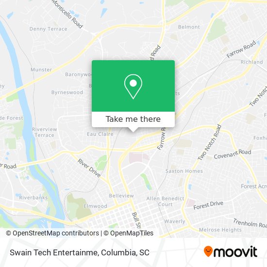 Swain Tech Entertainme map