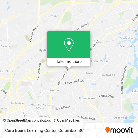 Care Bears Learning Center map