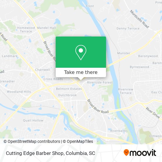Cutting Edge Barber Shop map