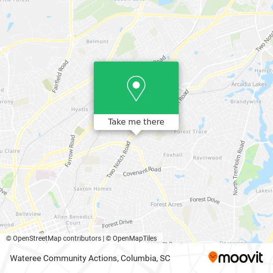 Wateree Community Actions map