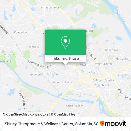 Shirley Chiropractic & Wellness Center map
