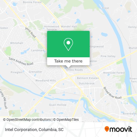 Intel Corporation map