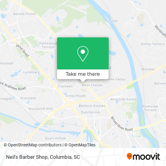 Neil's Barber Shop map