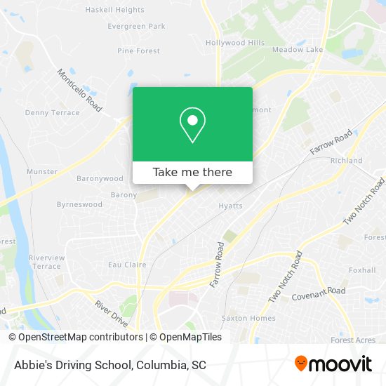Mapa de Abbie's Driving School