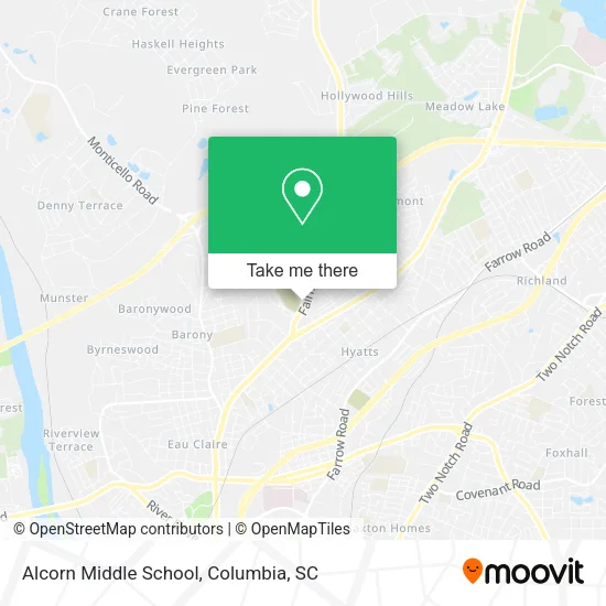 Alcorn Middle School map