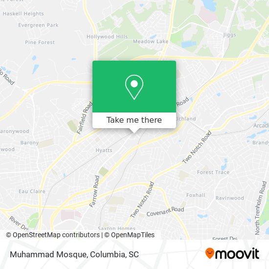 Muhammad Mosque map