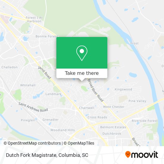 Dutch Fork Magistrate map