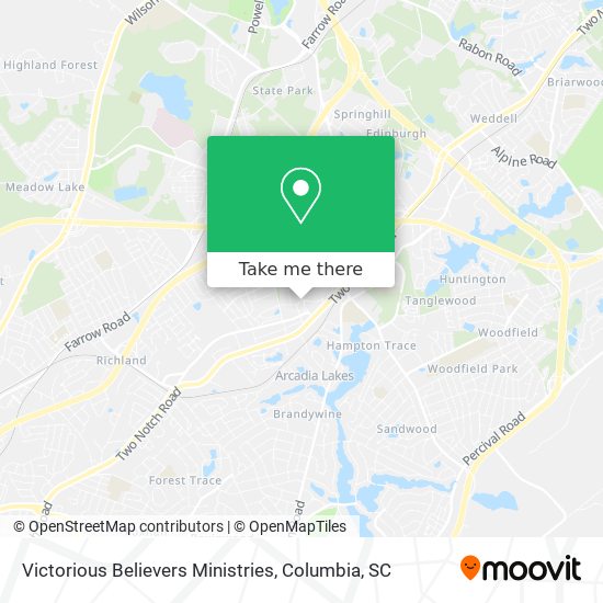 Mapa de Victorious Believers Ministries