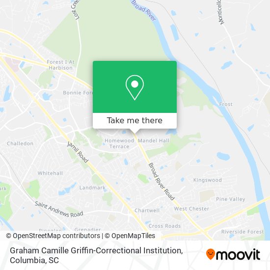 Mapa de Graham Camille Griffin-Correctional Institution