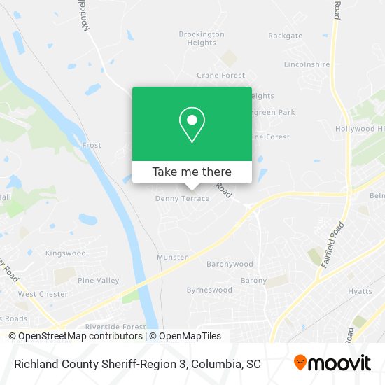 Mapa de Richland County Sheriff-Region 3